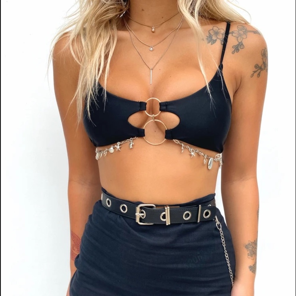 NWT | Generation Outcast Clothing | Maryland Bralette | Black | Size S